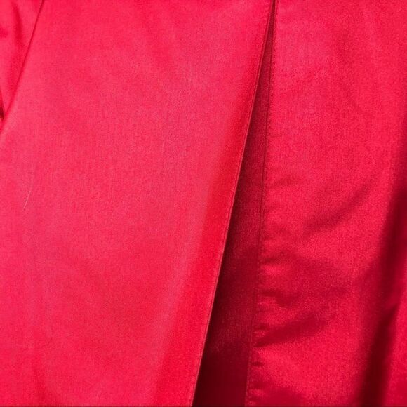 Vintage Size 8 Woodward’s Red Trenchcoat - Picture 5 of 10